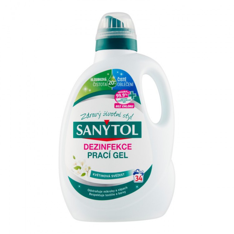 Sanytol gel na prádlo desinf 16dáv/1,65l | Prací prostředky - Prací gely, tablety a mýdla